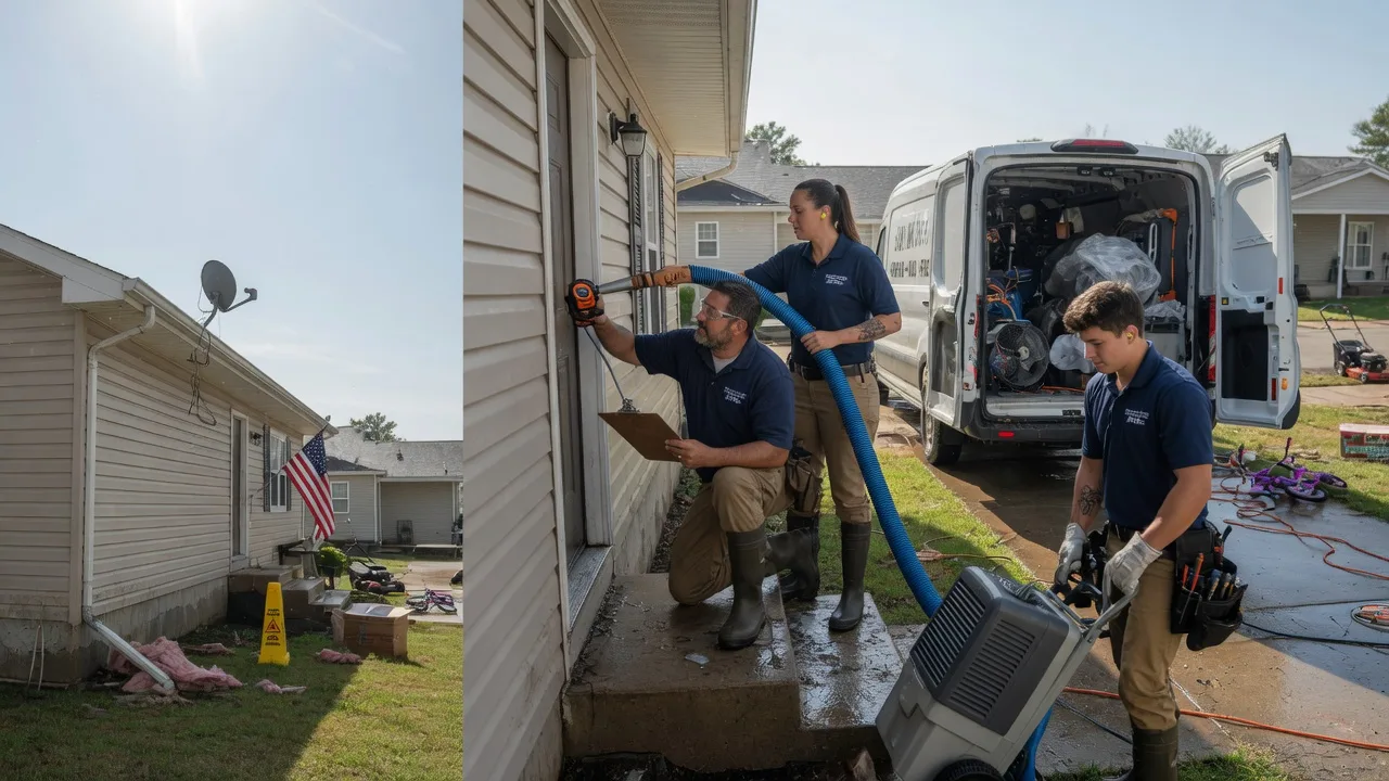 Ceiling Water Damage Restoration in Caledonia, MN near me